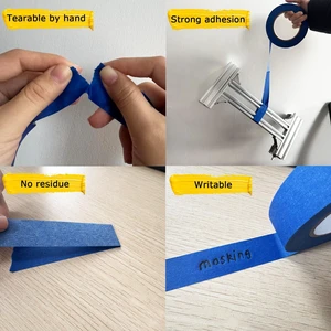 Premium Blue Tapes, Painters Tape, Masking Tape (1081.8yd =0.94IN*60.1yd*18 Rolls), Medium Adhesion, Edge-Lock, Multi-Surface Painter's Paper Tape for Walls Painting Supplies, Packing Labeling Premium Blue Tapes, Painters Tape, Masking Tape (1081.8yd =0.94IN*60.1yd*18 Rolls), Medium Adhesion, Edge-Lock, Multi-Surface Painter's Paper Tape for Walls Painting Supplies, Packing Labeling