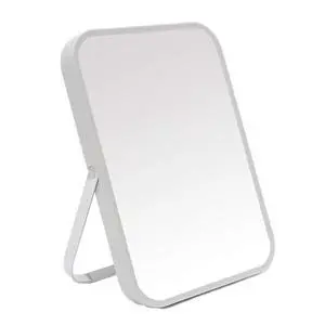 Table Desk Vanity Makeup Mirror,8-Inch Portable Folding Mirror with Metal Stand 90°Adjustable Rotation Tavel Make Up Mirror Hanging Bathroom for Shower Shaving(Gray) Table Desk Vanity Makeup Mirror,8-Inch Portable Folding Mirror with Metal Stand 90°Adjustable Rotation Tavel Make Up Mirror Hanging Bathroom for Shower Shaving(Gray)