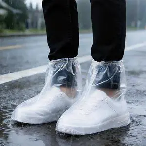24PCS (12 Pairs) Waterproof Shoe Covers for Rain, Non-Slip Disposable Plastic Shoe Ponchos Boot Covers Waterproof, Clear Heavy Duty Rain Shoe Covers for Men and Women, Outdoor and Indoor 24PCS (12 Pairs) Waterproof Shoe Covers for Rain, Non-Slip Disposable Plastic Shoe Ponchos Boot Covers Waterproof, Clear Heavy Duty Rain Shoe Covers for Men and Women, Outdoor and Indoor