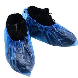 100PCS (50Pairs) Disposable Shoe Covers Waterproof Non-Slip Durable Boot Covers for Indoors Cleaning Real Estate Travel Construction Workplaces Plastic Disposable Shoe Covers for Men and Women (Blue) 100PCS (50Pairs) Disposable Shoe Covers Waterproof Non-Slip Durable Boot Covers for Indoors Cleaning Real Estate Travel Construction Workplaces Plastic Disposable Shoe Covers for Men and Women (Blue)