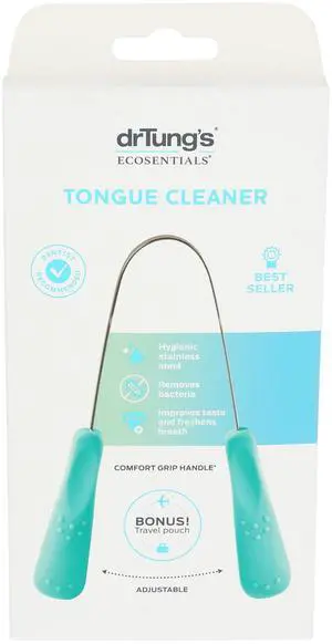 Stainless Steel Tongue Scraper for Adults & Kids - Metal Tongue Scraper & Cleaner, Freshens Breath, Oral Hygiene Care, Easy-to-Use Comfort Grip Handle, Comes with Travel Case - 1 Pack Stainless Steel Tongue Scraper for Adults & Kids - Metal Tongue Scraper & Cleaner, Freshens Breath, Oral Hygiene Care, Easy-to-Use Comfort Grip Handle, Comes with Travel Case - 1 Pack