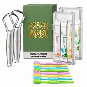 Tongue Scraper for Adults (10 Pack), Stainless Steel Metal Tongue Scraper, Tongue Cleaner with mini disposable toothbrushReduce Bad Breath, camping essentials travel toothbrush Tongue Scraper for Adults (10 Pack), Stainless Steel Metal Tongue Scraper, Tongue Cleaner with mini disposable toothbrushReduce Bad Breath, camping essentials travel toothbrush