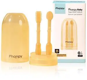 Silicone Baby Tongue Cleaner and Toothbrush - Newborn to 12 Months, Oral & Mouth Cleaner Silicone Baby Tongue Cleaner and Toothbrush - Newborn to 12 Months, Oral & Mouth Cleaner