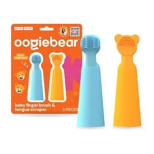 Baby Finger Brush & Tongue Scraper - Gentle Oral Care, Soft Silicone, BPA-Free, for Infants & Toddlers Baby Finger Brush & Tongue Scraper - Gentle Oral Care, Soft Silicone, BPA-Free, for Infants & Toddlers