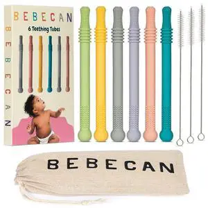 Teething Sticks for Babies 36+ Months Super Soft Silicone Teething Aids, Infant Oral Soothing Relief Back Molars, Multicolor 6-Pack Teething Sticks for Babies 36+ Months Super Soft Silicone Teething Aids, Infant Oral Soothing Relief Back Molars, Multicolor 6-Pack