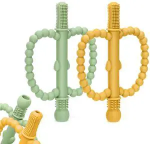 Baby Teething Toys for Babies 0-36 Months Anti-Choking Design, Teething Relief for Straws Sticks, Chew Straw Sensory Toy for Infant Toddlers Silicone teether Tubes Baby Teething Toys for Babies 0-36 Months Anti-Choking Design, Teething Relief for Straws Sticks, Chew Straw Sensory Toy for Infant Toddlers Silicone teether Tubes
