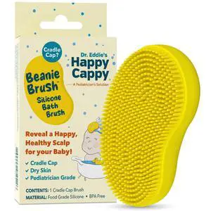 Beanie Brush - Cradle Cap Brush for Babies, Dry Skin Care, Gentle Exfoliating Baby Scalp Scrubber for Bathing, Helps Dandruff and Flakes, Food Grade Silicone, BPA Free Beanie Brush - Cradle Cap Brush for Babies, Dry Skin Care, Gentle Exfoliating Baby Scalp Scrubber for Bathing, Helps Dandruff and Flakes, Food Grade Silicone, BPA Free