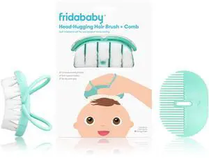 Baby Infant Head-Hugging Baby Hairbrush and Comb Set, Newborn and Up Baby Infant Head-Hugging Baby Hairbrush and Comb Set, Newborn and Up
