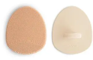 Baby Bath Cradle Cap Brush | Soft Silicone Bristles for Dry Skin, Eczema, & Cradle Cap Treatment | 2-Pack (Blush/Shifting Sand) Baby Bath Cradle Cap Brush | Soft Silicone Bristles for Dry Skin, Eczema, & Cradle Cap Treatment | 2-Pack (Blush/Shifting Sand)