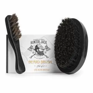 Beard Brush for Men - Natural Boar Bristle Beard Brush Kit - Soft Small Mustache Brush for Men - Premium Travel Grooming Set Beard Brush for Men - Natural Boar Bristle Beard Brush Kit - Soft Small Mustache Brush for Men - Premium Travel Grooming Set