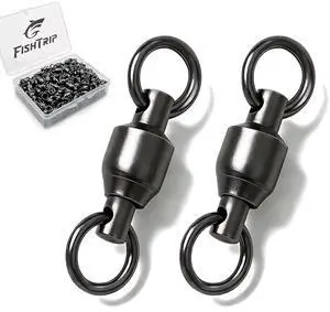 30 Pack Ball Bearing Fishing Swivels, High Strength Stainless Steel Swivels Fishing Tackle Solid Welded Rings Barrel Swivels Fishing Connectors for Saltwater Freshwater Size 0 30 Pack Ball Bearing Fishing Swivels, High Strength Stainless Steel Swivels Fishing Tackle Solid Welded Rings Barrel Swivels Fishing Connectors for Saltwater Freshwater Size 0