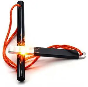 4" Portable Pocket Waterproof Ferrocerium Ferro Rod Fire Starter Survival Tool, Flint and Steel Magnesium Camping Emergency Fire Starters Kit with Striker, Outdoor Campfires Stick Firestarter 4" Portable Pocket Waterproof Ferrocerium Ferro Rod Fire Starter Survival Tool, Flint and Steel Magnesium Camping Emergency Fire Starters Kit with Striker, Outdoor Campfires Stick Firestarter