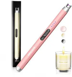 Candle Lighter Electric Rechargeable USB Plasma Arc Lighter with Safety Lock, Windproof Flameless Long Matches Lighters for Candle,Grill,BBQ,Camping,Gas Stove Candle Lighter Electric Rechargeable USB Plasma Arc Lighter with Safety Lock, Windproof Flameless Long Matches Lighters for Candle,Grill,BBQ,Camping,Gas Stove