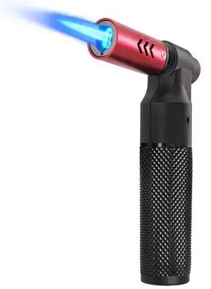 Butane Torch Kitchen Torch Lighter Refillable Big Jet Flame Mini Blow Torch Portable Crème Brulee Torch for Camping Grill Culinary Soldering Cooking Welding BBQ(Gas not Included) Red Butane Torch Kitchen Torch Lighter Refillable Big Jet Flame Mini Blow Torch Portable Crème Brulee Torch for Camping Grill Culinary Soldering Cooking Welding BBQ(Gas not Included) Red