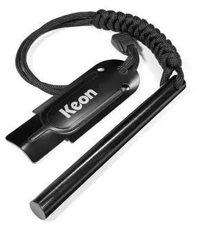 Flint and Steel fire Starter kit, Ferro Rod fire Starter Survival Tool, 4.5" x 3/8" Emergency Camping fire Starters with Paracord Wrist Lanyard and Striker (Flint Lighter) Flint and Steel fire Starter kit, Ferro Rod fire Starter Survival Tool, 4.5" x 3/8" Emergency Camping fire Starters with Paracord Wrist Lanyard and Striker (Flint Lighter)