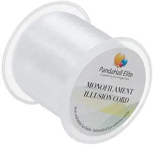 142 Yards 0.2mm Clear String Fishing Line Invisible Beading Cords Nylon Thread String Inelastic Jewelry Wire for Valentine Bracelet Jewelry Making Ornaments Hanging Party Decor Seed Beads 142 Yards 0.2mm Clear String Fishing Line Invisible Beading Cords Nylon Thread String Inelastic Jewelry Wire for Valentine Bracelet Jewelry Making Ornaments Hanging Party Decor Seed Beads