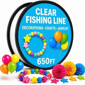 Clear Fishing Line for Decorations - Crafts - Jewelry Clear Fishing Line for Decorations - Crafts - Jewelry