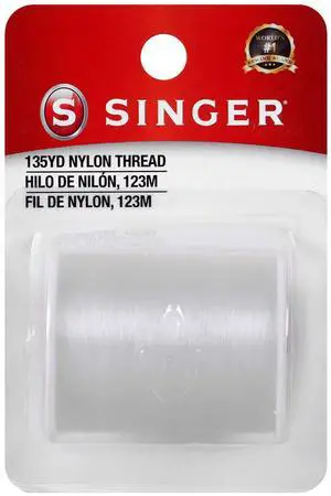 Clear Invisible Nylon Sewing Thread, 135-Yard Clear Invisible Nylon Sewing Thread, 135-Yard