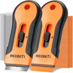 Razor Blade Scraper Tool, 2 Pack Razor Scraper Set with Extra 80Pcs Razor Blades -30Pcs Metal and 50Pcs Plastic Blades, Cleaning Scraper Tool, Cooktop, Paint, Glass Scraper Razor Blade Scraper Tool, 2 Pack Razor Scraper Set with Extra 80Pcs Razor Blades -30Pcs Metal and 50Pcs Plastic Blades, Cleaning Scraper Tool, Cooktop, Paint, Glass Scraper