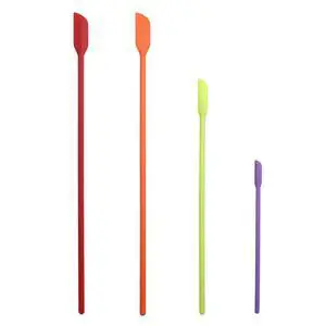 Mini Spatula Silicone Small for Makeup Spatula- Thin Jar for Thin Jar/Kitchen Bottles/Cosmetic Bottles 4Pack (Multicolor) Mini Spatula Silicone Small for Makeup Spatula- Thin Jar for Thin Jar/Kitchen Bottles/Cosmetic Bottles 4Pack (Multicolor)