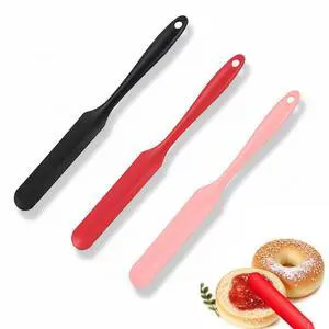 Silicone Jar Spatula,Long Handle Sourdough Spatula Silicone Jar Spatula,Long Handle Sourdough Spatula