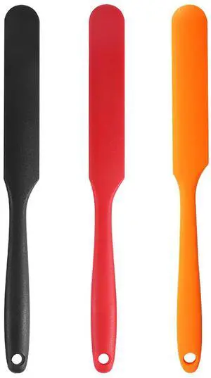 3 PackSilicone Jar Spatula, Long Handle Jar Scraper Spurtle, Sourdough Spatula, Non-Stick Heat Resistant Cake Cream Spatulas Set, Small Spatulas for Kitchen Use 3 PackSilicone Jar Spatula, Long Handle Jar Scraper Spurtle, Sourdough Spatula, Non-Stick Heat Resistant Cake Cream Spatulas Set, Small Spatulas for Kitchen Use