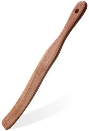 Spurtle for Sourdough Starter, Mixing, dough whisk, Reaching Bottom of Jar, Natural from High Moist Resistance Teak, wooden bread making tools, NonStick Cookware Spurtle for Sourdough Starter, Mixing, dough whisk, Reaching Bottom of Jar, Natural from High Moist Resistance Teak, wooden bread making tools, NonStick Cookware