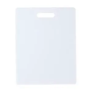 Reversible Plastic Cutting Board, 8x10 Inch, White, Dishwasher Safe, Non-Porous and Durable for Chopping, Slicing, Prep, Easy to Store Reversible Plastic Cutting Board, 8x10 Inch, White, Dishwasher Safe, Non-Porous and Durable for Chopping, Slicing, Prep, Easy to Store