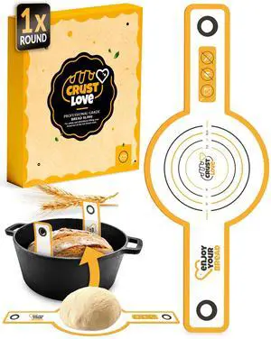 Silicone Bread Sling for Dutch Oven Non-Stick Sourdough Sling & Baking Mat Reusable & Easy to Clean Heat Resistant to 480°F Silicone Sourdough Sling for Artisan Bread Baking Supplies Silicone Bread Sling for Dutch Oven Non-Stick Sourdough Sling & Baking Mat Reusable & Easy to Clean Heat Resistant to 480°F Silicone Sourdough Sling for Artisan Bread Baking Supplies