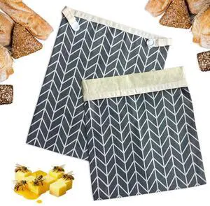 2 Pack Reusable Beeswax Bread Bags for Sourdough - 12.6 x 16.3 Extra Large Storage, Keeps Homemade Bread Fresh 2 Pack Reusable Beeswax Bread Bags for Sourdough - 12.6 x 16.3 Extra Large Storage, Keeps Homemade Bread Fresh
