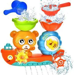 Baby Bath Toys for Kids Ages 1-3 Toddler Bath Toy Bear Bathtub Toys for Babies 12 Months Boys Girls Infant Water Tub Toys 1 2 3 Year Olds Preschool Learning Gift Baby Bath Toys for Kids Ages 1-3 Toddler Bath Toy Bear Bathtub Toys for Babies 12 Months Boys Girls Infant Water Tub Toys 1 2 3 Year Olds Preschool Learning Gift