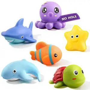 Hely Cancy Infant Bath Toys for 18 Months - No Hole Animal Bathtub Toys, Baby Bath Tub Toys Hely Cancy Infant Bath Toys for 18 Months - No Hole Animal Bathtub Toys, Baby Bath Tub Toys