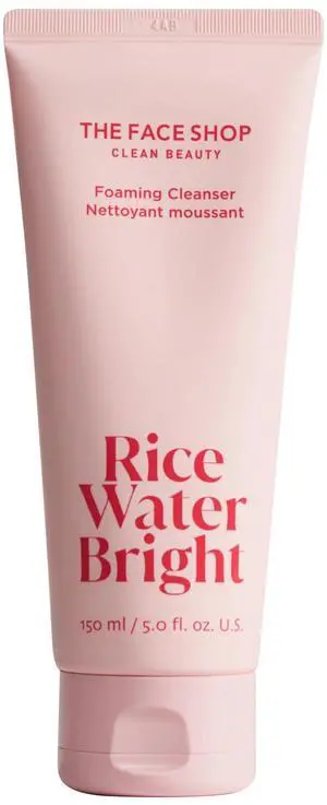 The Face Shop Rice Water Bright Foaming Cleanser, Hydrating Korean Face Wash with Ceramides, Deep Pore Cleansing, All Skin Types, Gentle Skincare, Vegan, 5.0 fl. oz. The Face Shop Rice Water Bright Foaming Cleanser, Hydrating Korean Face Wash with Ceramides, Deep Pore Cleansing, All Skin Types, Gentle Skincare, Vegan, 5.0 fl. oz.