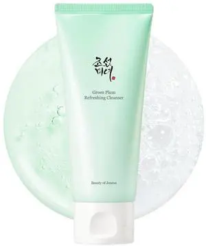 Beauty of Joseon Green Plum Refreshing Cleanser Gel Type Deep Pore Cleansing, Acne Face Wash, Blackhead Remover for All Skin Types, Korean Skincare 100ml, 3.38 fl.oz Beauty of Joseon Green Plum Refreshing Cleanser Gel Type Deep Pore Cleansing, Acne Face Wash, Blackhead Remover for All Skin Types, Korean Skincare 100ml, 3.38 fl.oz
