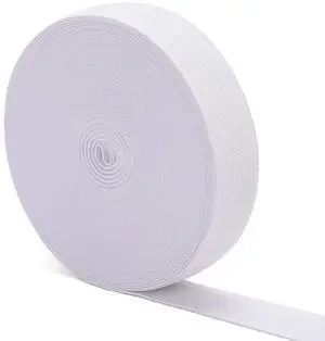 Elastic Bands for Sewing White 1 Inch 12 Yard High Elasticity Knit Spool Sewing Band for Waistbands Pants Clothes and Crafts DIY, Airisoer Elastic Bands for Sewing White 1 Inch 12 Yard High Elasticity Knit Spool Sewing Band for Waistbands Pants Clothes and Crafts DIY, Airisoer