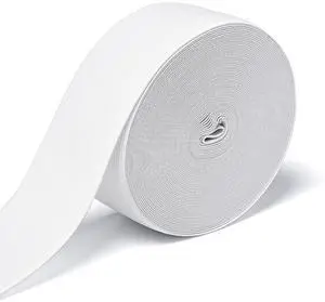 Elastic Band for Sewing, 2 Inch x 12 Yard High Elasticity Sewing Elastic Bands for Waistbands Pants Clothes and Crafts DIY, White Elastic Band for Sewing, 2 Inch x 12 Yard High Elasticity Sewing Elastic Bands for Waistbands Pants Clothes and Crafts DIY, White