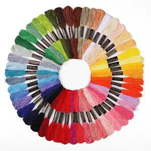 Zxiixz 50 Skeins Embroidery Floss, Rainbow Colors Friendship Bracelet String and Cross Stitch Thread, Embroidery Thread for DIY Friendship Bracelet Project, Craft Floss String for Cross Stitch Crafts Zxiixz 50 Skeins Embroidery Floss, Rainbow Colors Friendship Bracelet String and Cross Stitch Thread, Embroidery Thread for DIY Friendship Bracelet Project, Craft Floss String for Cross Stitch Crafts