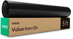 Cricut® Value Iron-On, Black (12 in x 5 ft) Cricut® Value Iron-On, Black (12 in x 5 ft)