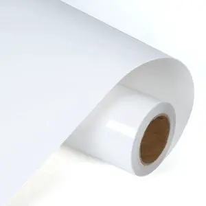 RENLITONG White HTV Iron on Vinyl 12Inch by 10ft Roll Heat Transfer Vinyl for T-Shirt HTV Rolls for All Cutter Machine - Easy to Cut & Weed for Heat Transfer Design RENLITONG White HTV Iron on Vinyl 12Inch by 10ft Roll Heat Transfer Vinyl for T-Shirt HTV Rolls for All Cutter Machine - Easy to Cut & Weed for Heat Transfer Design