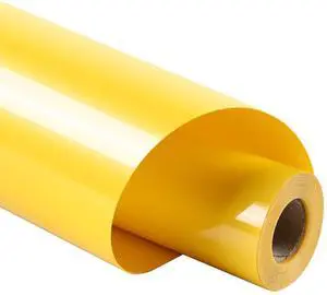 guangyintong Yellow Heat Transfer Vinyl HTV Rolls, 12" x 8ft Iron on Vinyl for T-Shirts Glossy Surface Yellow HTV Vinyl for All Cutter Machines Easy to Cut & Weed for Heat Vinyl Design guangyintong Yellow Heat Transfer Vinyl HTV Rolls, 12" x 8ft Iron on Vinyl for T-Shirts Glossy Surface Yellow HTV Vinyl for All Cutter Machines Easy to Cut & Weed for Heat Vinyl Design