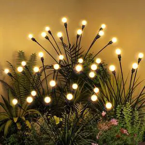PATIOPIA Solar Garden Lights, LED Swaying Solar Lights Outdoor Waterproof, Warm White Firefly Outdoor Decorative Lights, Garden Decor, Yard, Patio, Pathway Decoration Gardening Gifts (2 Pack) PATIOPIA Solar Garden Lights, LED Swaying Solar Lights Outdoor Waterproof, Warm White Firefly Outdoor Decorative Lights, Garden Decor, Yard, Patio, Pathway Decoration Gardening Gifts (2 Pack)