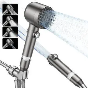 JOMST Filtered Shower Head with Handheld,High Pressure Shower Head 4 Spray Modes,ShowerHead with ON/OFF Switch for Pets,Built-in Power Wash to Clean Tub,Shower Heads Combo with Stainless Steel Hose JOMST Filtered Shower Head with Handheld,High Pressure Shower Head 4 Spray Modes,ShowerHead with ON/OFF Switch for Pets,Built-in Power Wash to Clean Tub,Shower Heads Combo with Stainless Steel Hose