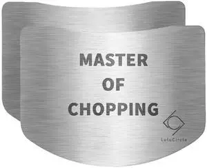 Finger Guards for Cutting, Stainless Steel 304 Finger Guard for Cutting Food, Finger Protectors, Finger Protector, Avoid Hurting when Slicing and Dicing, Black 2 Pieces Finger Guards for Cutting, Stainless Steel 304 Finger Guard for Cutting Food, Finger Protectors, Finger Protector, Avoid Hurting when Slicing and Dicing, Black 2 Pieces