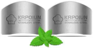 304Stainless Steel Finger Guards, New Finger Hand Protector for Cutting Food, 2 Packs of Finger Protectors when Cutting, Slicing, Dicing, Chopping Vegatables 304Stainless Steel Finger Guards, New Finger Hand Protector for Cutting Food, 2 Packs of Finger Protectors when Cutting, Slicing, Dicing, Chopping Vegatables