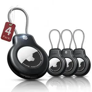 for AirTag Holder Keychain,Air Tags-4 Pack for Apple,Air Tag Holder Case Airtags 1st/2nd Gen,Wire Cable Lock Key Chain Ring Air Tagholder Accessories for Luggage,Dog,Cat,Kids,Women's Novelty Keychains for AirTag Holder Keychain,Air Tags-4 Pack for Apple,Air Tag Holder Case Airtags 1st/2nd Gen,Wire Cable Lock Key Chain Ring Air Tagholder Accessories for Luggage,Dog,Cat,Kids,Women's Novelty Keychains