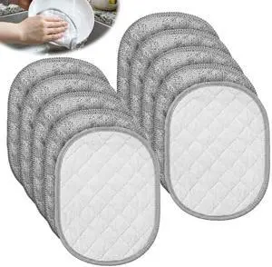 10 Pcs Double-Sided Wire Dishwashing Rags Non Scratch Wire Cleaning Cloths Reusable Miracle Washing Cloths Multipurpose Wires Dishcloth for Kitchen, Sinks, Pots, Pans, Dishes 10 Pcs Double-Sided Wire Dishwashing Rags Non Scratch Wire Cleaning Cloths Reusable Miracle Washing Cloths Multipurpose Wires Dishcloth for Kitchen, Sinks, Pots, Pans, Dishes