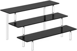 3 Tier Perfume Organizer Stand, Black Acrylic Risers Display Stands, Cologne Shelf Dessert Display for Party, Figure Stand Funko POP Shelves, Collection Cosmetic, Cupcake Stand Holder 3 Tier Perfume Organizer Stand, Black Acrylic Risers Display Stands, Cologne Shelf Dessert Display for Party, Figure Stand Funko POP Shelves, Collection Cosmetic, Cupcake Stand Holder