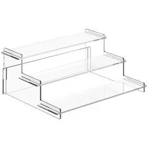 Acrylic Risers Display Stand, 3 Tier Cupcake Holder, Clear Perfume Organizer Stand, Display Shelf for Figures and Collection, Dessert Shelves for Party, Display Risers for Decoration and Organizer Acrylic Risers Display Stand, 3 Tier Cupcake Holder, Clear Perfume Organizer Stand, Display Shelf for Figures and Collection, Dessert Shelves for Party, Display Risers for Decoration and Organizer