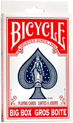 Big Box Playing Cards - Red Big Box Playing Cards - Red