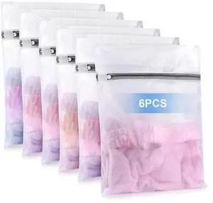 6 Pcs Laundry Bag, 12x16Mesh Laundry Bags for Delicates, Garment Gag for Washing Machine, for Daily Organization Travel Packing Wvzedm 6 Pcs Laundry Bag, 12x16Mesh Laundry Bags for Delicates, Garment Gag for Washing Machine, for Daily Organization Travel Packing Wvzedm